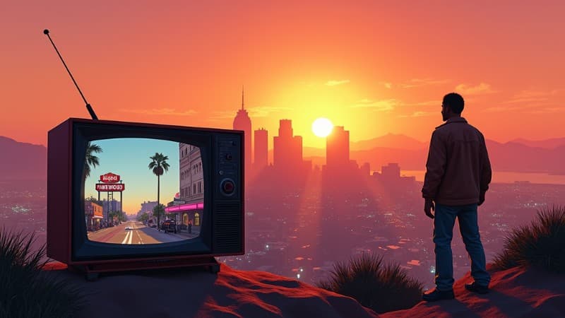 20 Years Later: Why Grand Theft Auto San Andreas Remains a Gaming Icon, Concept art for illustrative purpose, tags: open-world - Monok